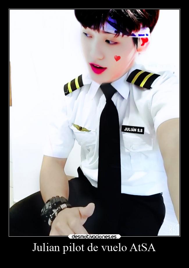 Julian pilot de vuelo AtSA -