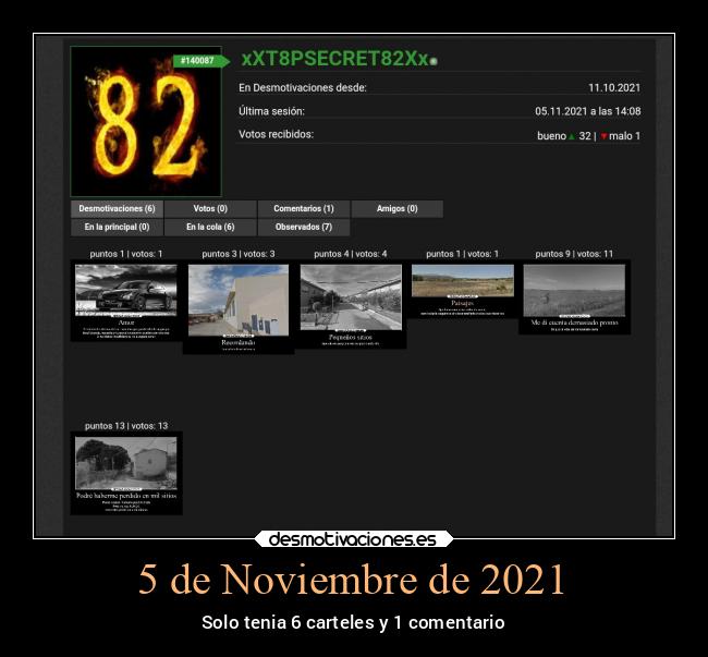 5 de Noviembre de 2021 -