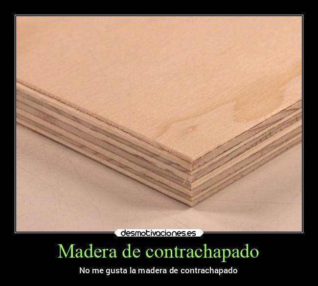 Madera de contrachapado -
