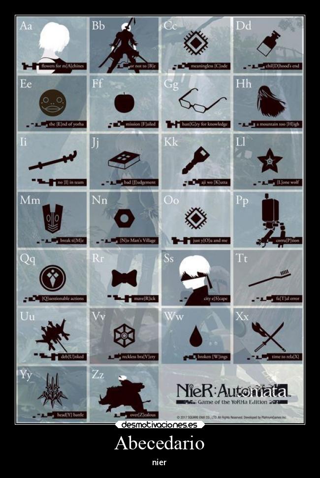 Abecedario - nier
