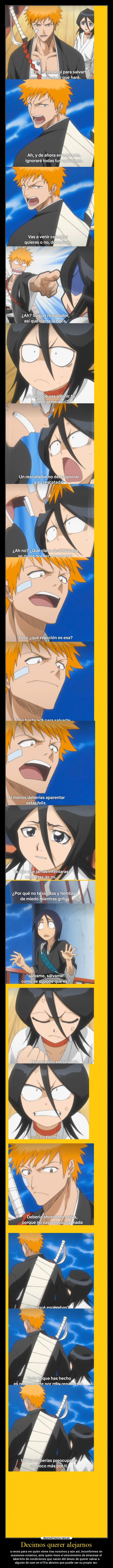 carteles alma amor anime amistad destino distancia sentimientos bleach desmotivaciones