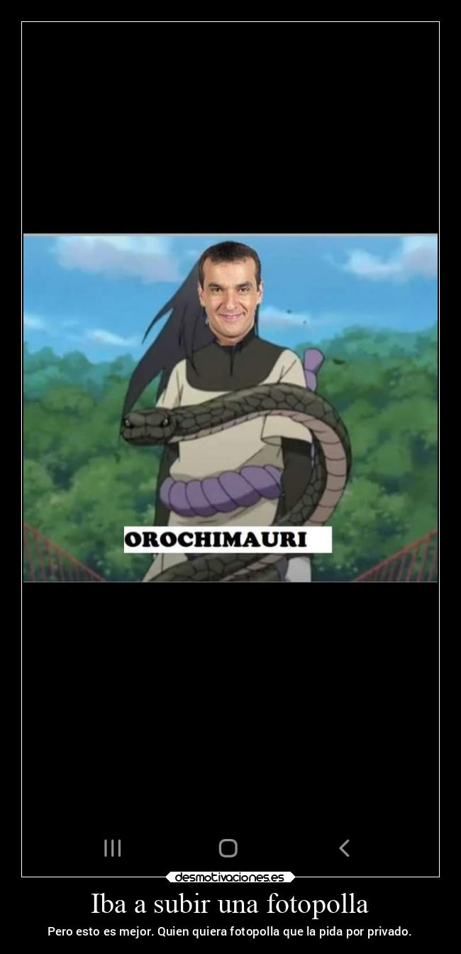 Iba a subir una fotopolla - Pero esto es mejor. Quien quiera fotopolla que la pida por privado.