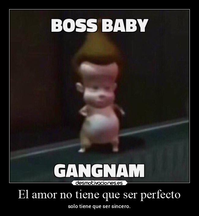 El amor no tiene que ser perfecto - solo tiene que ser sincero.