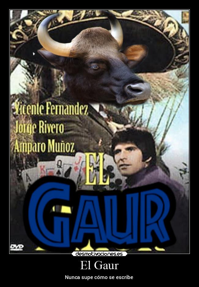 El Gaur - Nunca supe cómo se escribe