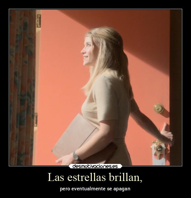 Las estrellas brillan, - pero eventualmente se apagan