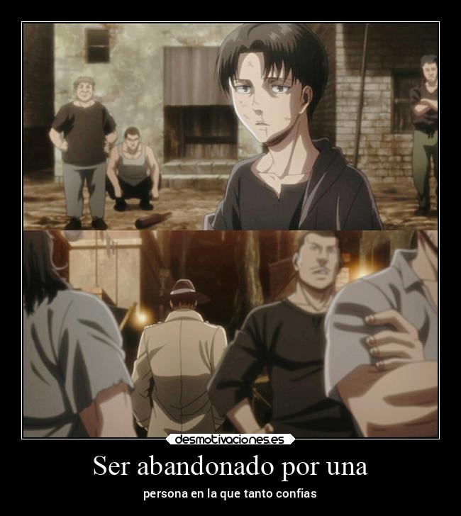 Ser abandonado por una - persona en la que tanto confias