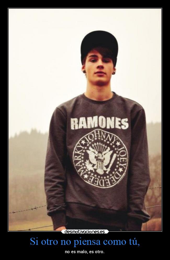 Si otro no piensa como tú, - 