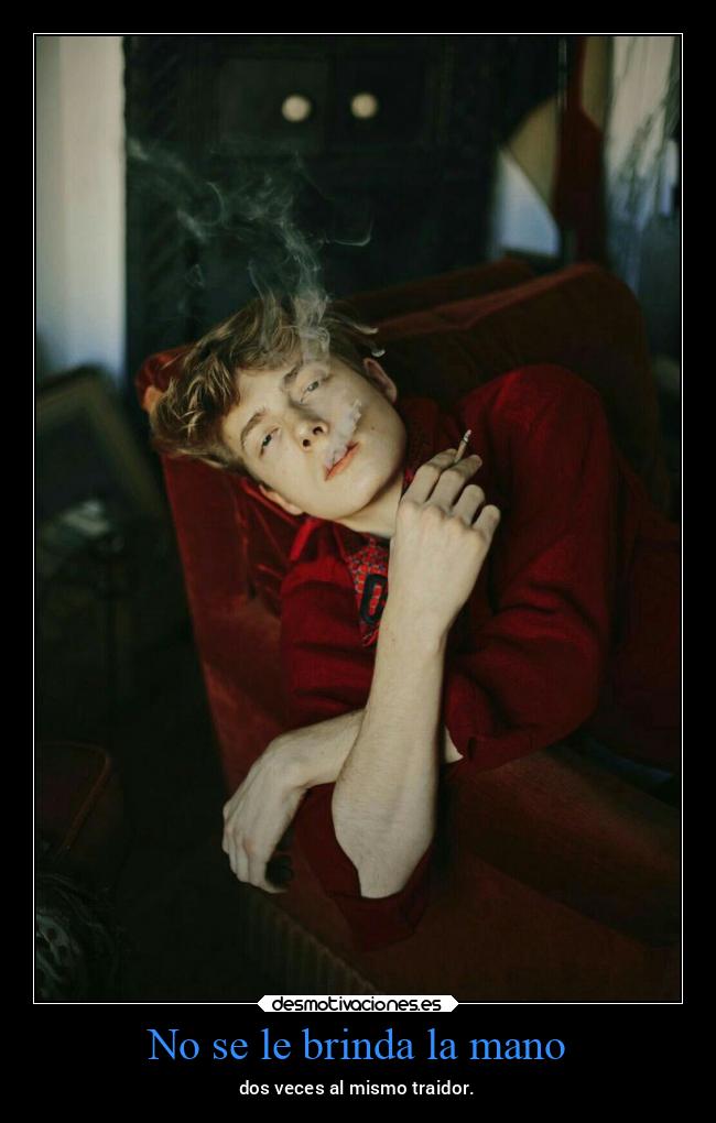 No se le brinda la mano - 