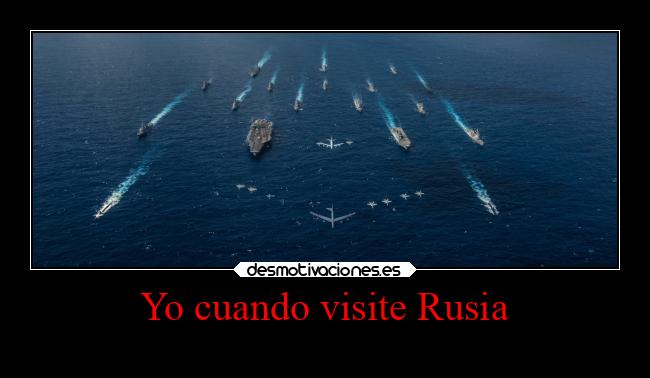 Yo cuando visite Rusia -