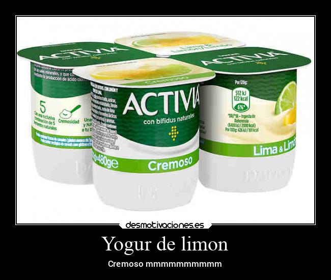 Yogur de limon - 