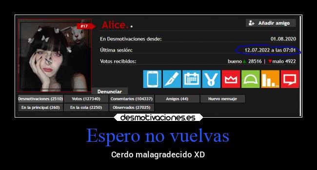 Espero no vuelvas - 