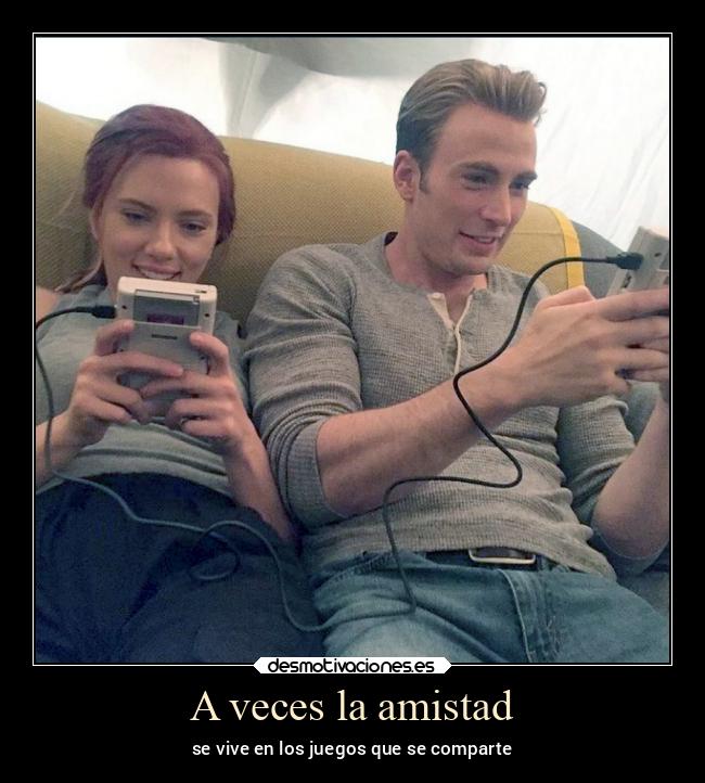 A veces la amistad - se vive en los juegos que se comparte