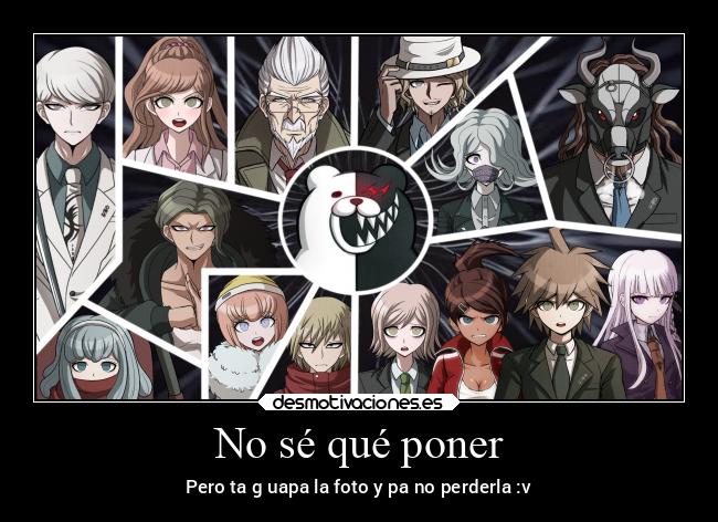 carteles anime cine danganronpa desmotivaciones