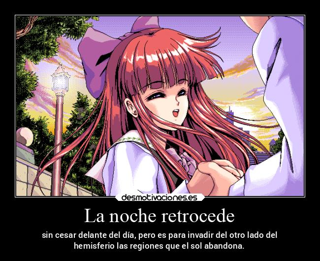 La noche retrocede - 