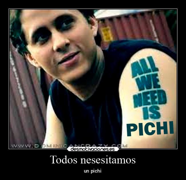 Todos nesesitamos - un pichi