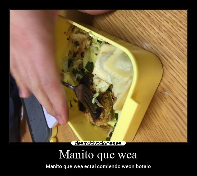 Manito que wea -