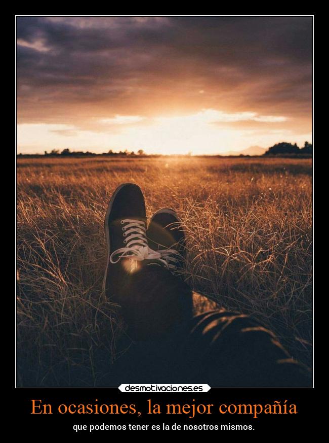 En ocasiones, la mejor compañía - 
