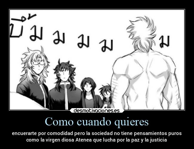 Como cuando quieres - encuerarte por comodidad pero la sociedad no tiene pensamientos puros
como la virgen diosa Atenea que lucha por la paz y la justicia