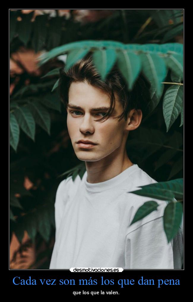 Cada vez son más los que dan pena - que los que la valen.