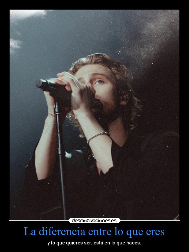 La diferencia entre lo que eres - 