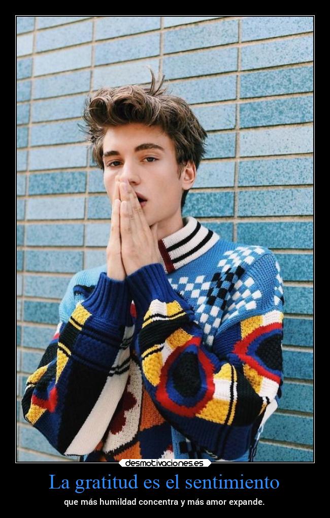 La gratitud es el sentimiento - 