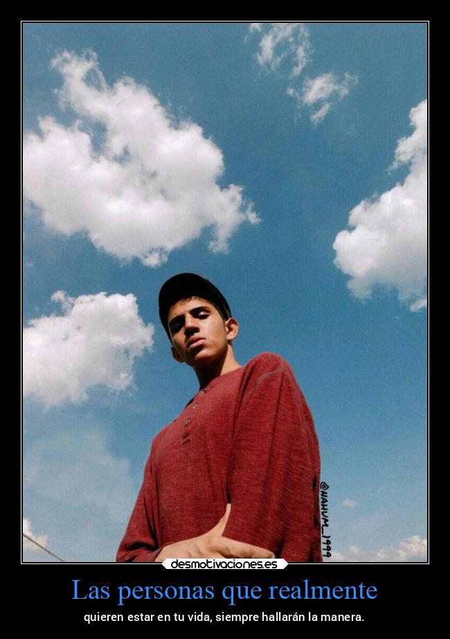 Las personas que realmente - 