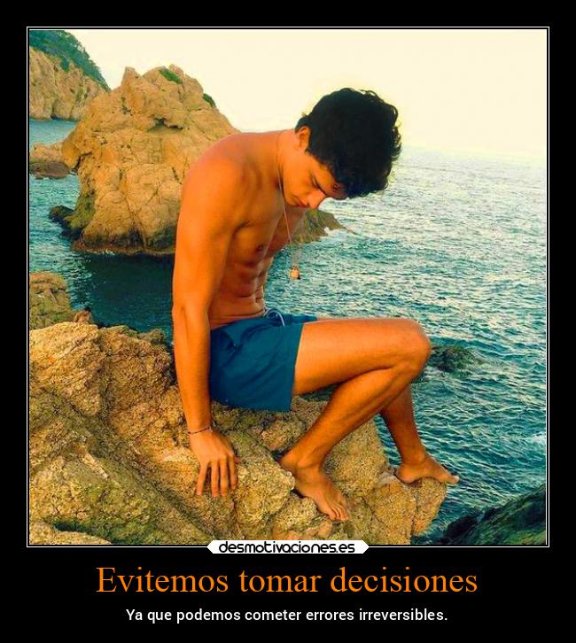 carteles verano decisiones cometer errores irreversibles playa oceano desmoverano2022 desmotivaciones