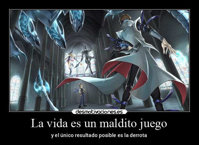 carteles vida anime yugioh seto kaiba desmotivaciones