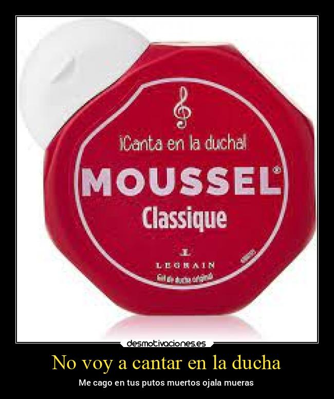 No voy a cantar en la ducha - 