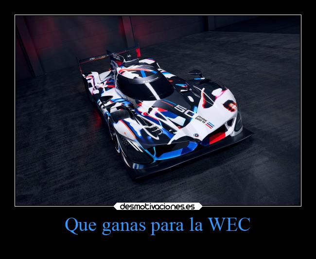 Que ganas para la WEC - 
