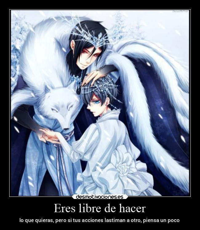carteles anime ciel phantomhive sebastian michaelis angelphantomhive dulcesitophantomhive desmotivaciones