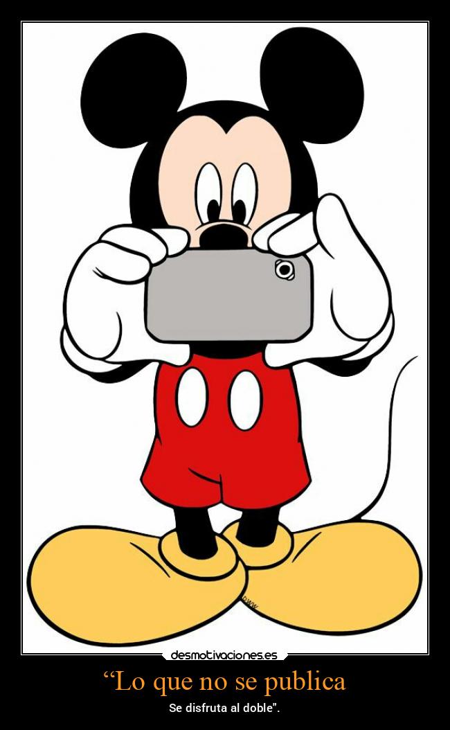 “Lo que no se publica - Se disfruta al doble.
