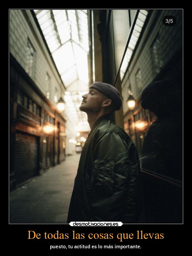 De todas las cosas que llevas - 