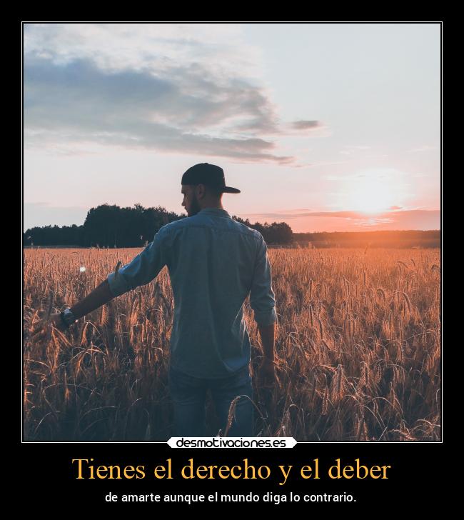 Tienes el derecho y el deber - 