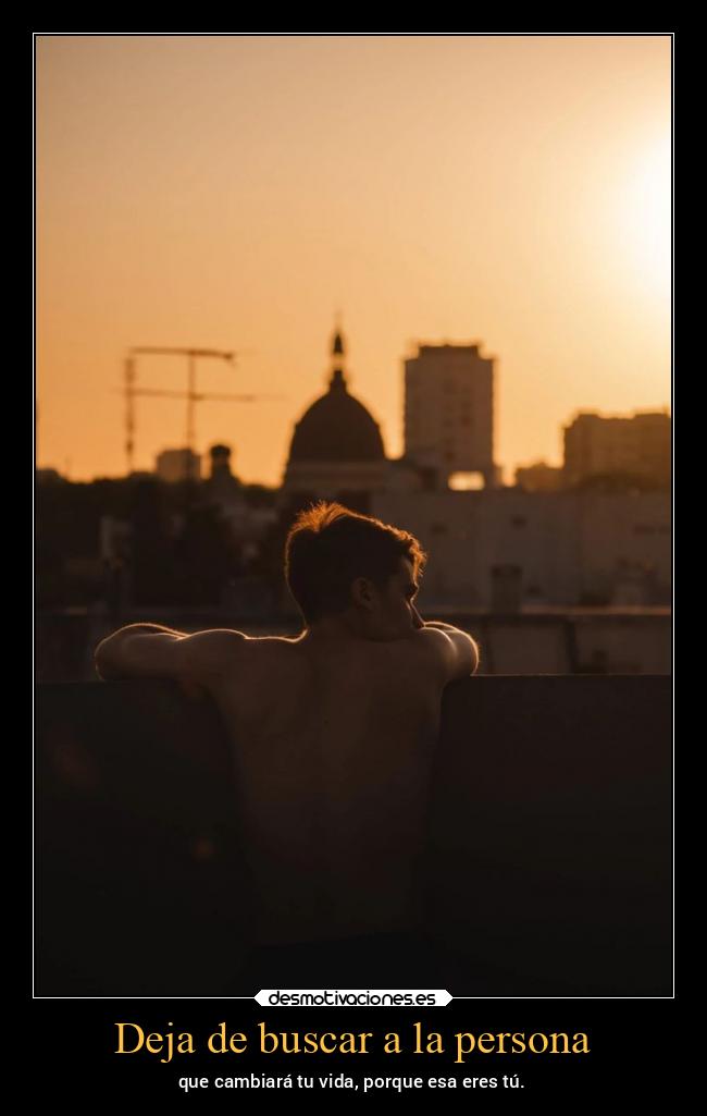 Deja de buscar a la persona - 
