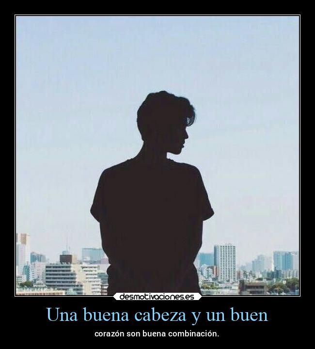 Una buena cabeza y un buen - 