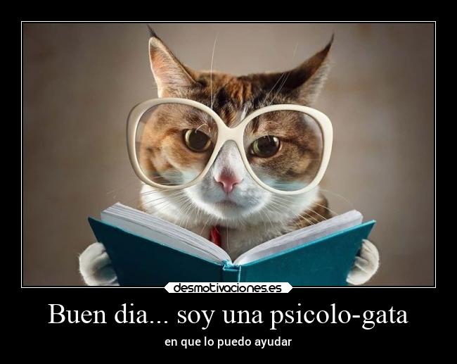 Buen dia... soy una psicolo-gata -