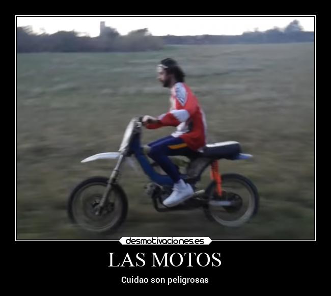 carteles miedo motos desmotivaciones