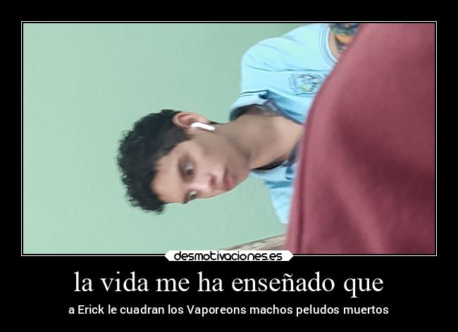la vida me ha enseñado que - a Erick le cuadran los Vaporeons machos peludos muertos