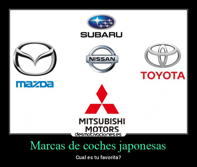 Marcas de coches japonesas - 