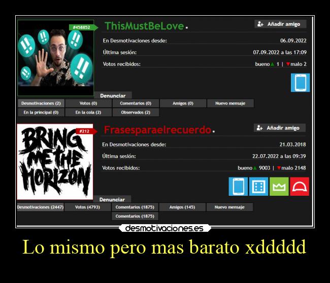 Lo mismo pero mas barato xddddd - 