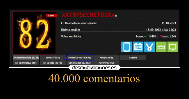 40.000 comentarios -