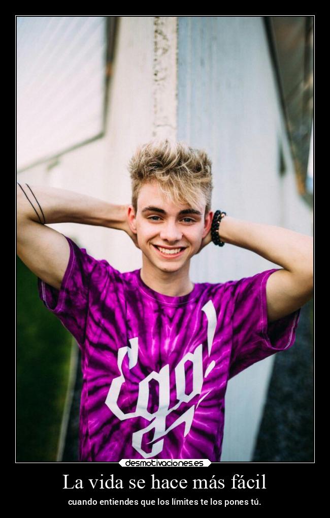 La vida se hace más fácil - cuando entiendes que los límites te los pones tú.