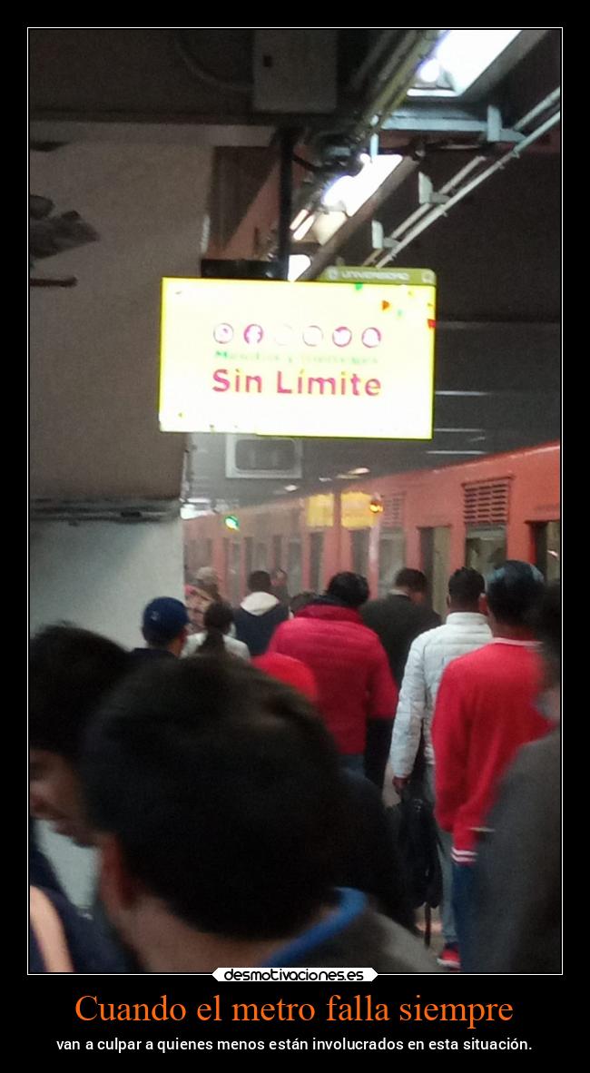 carteles vida ltsc lrssg alex vazquez999 victoryanddeath metro cdmx fallas como siempre mantenimiento fallido desmotivaciones