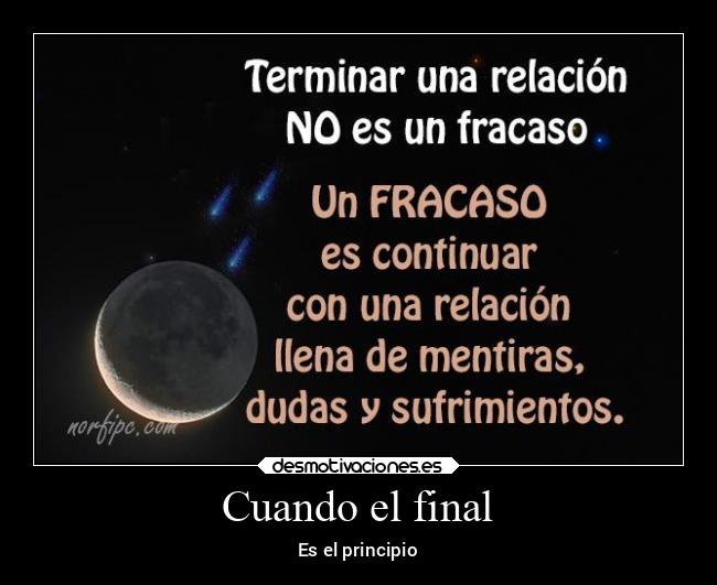 Cuando el final -