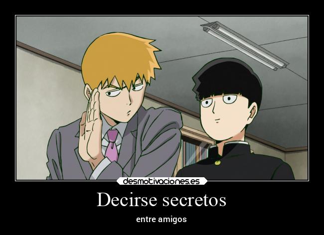 Decirse secretos - entre amigos