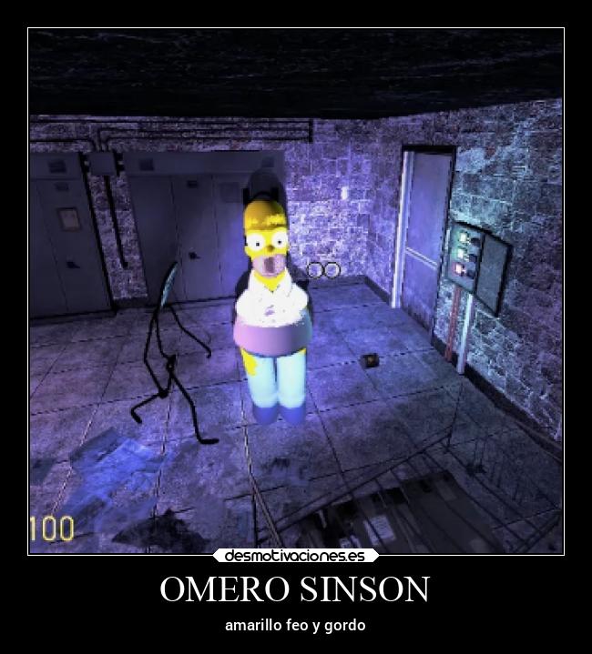 OMERO SINSON - amarillo feo y gordo