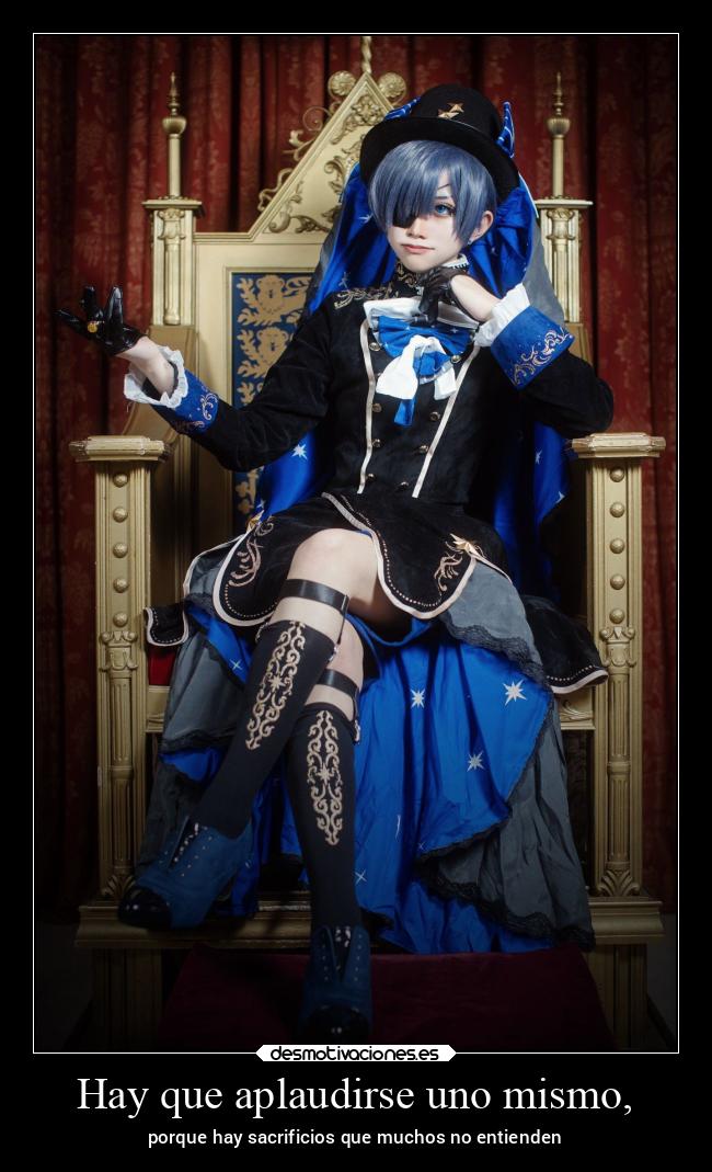 carteles arte anime ciel phantomhive kuroshitsuji angelphantomhive dulcesitophantomhive conde cosplay desmotivaciones