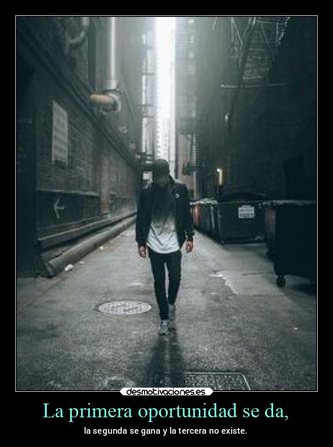 La primera oportunidad se da, - 