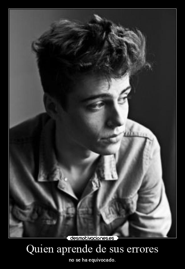 Quien aprende de sus errores - 